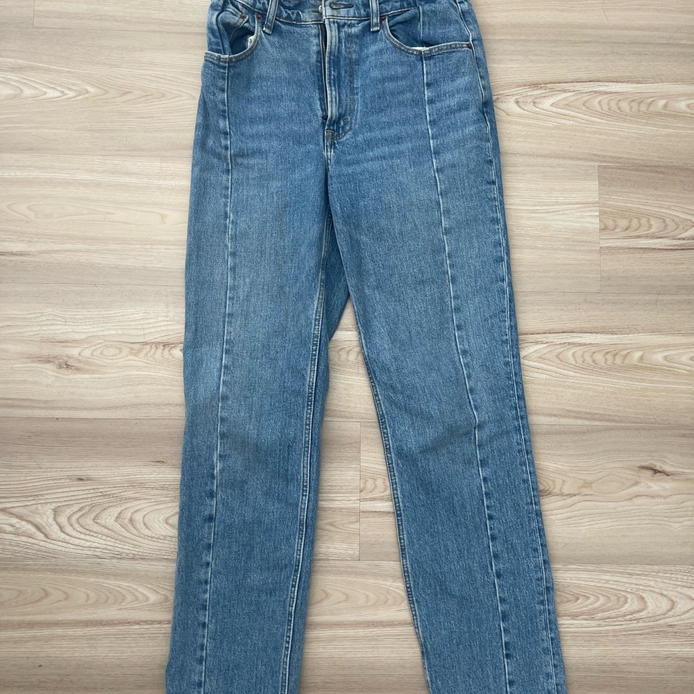 Abercrombie & Fitch Blue Straight Leg Jeans